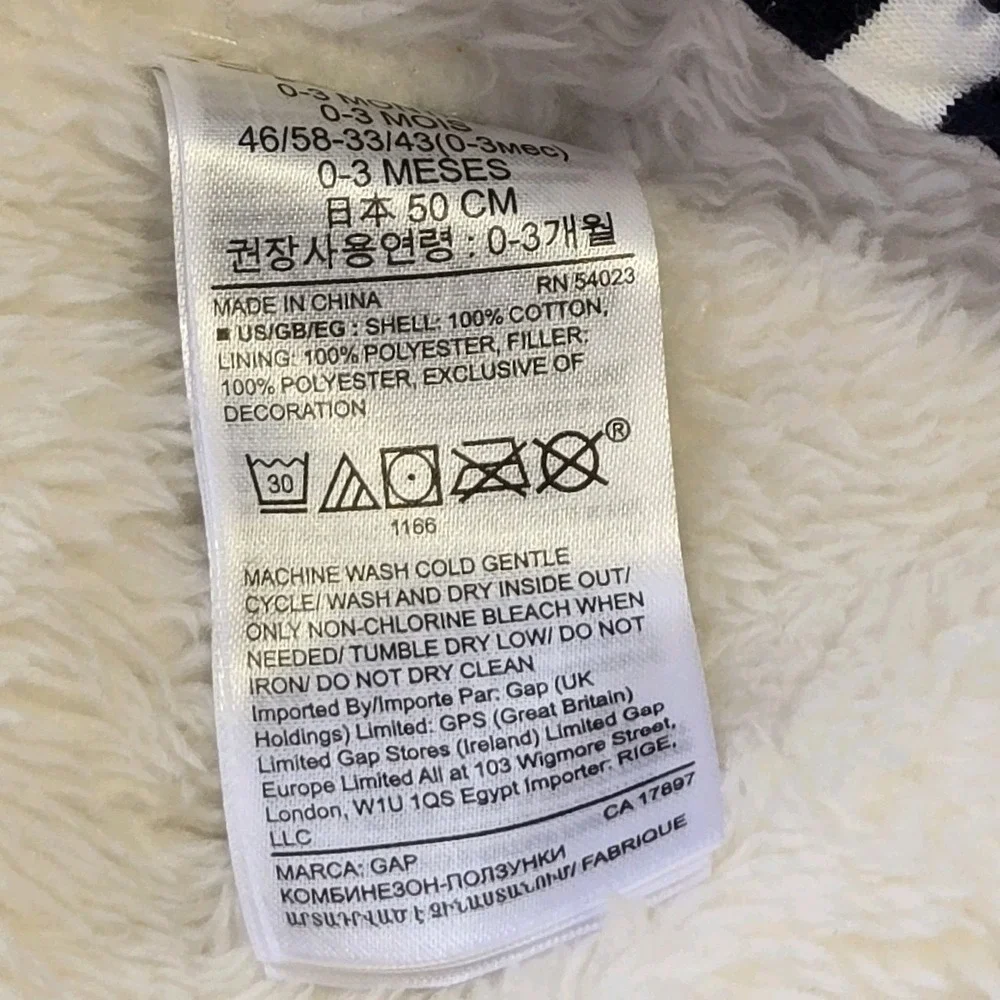 GAP baby fleece